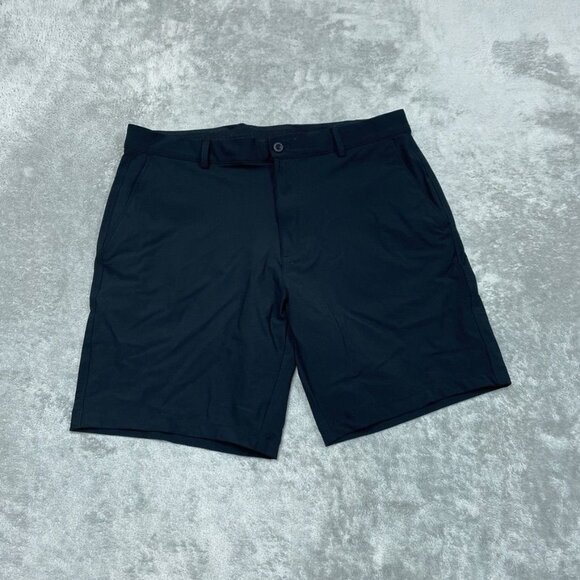 Greg Norman Mens Navy Stretch Golf Shorts Size 34 Nylon Blend a0826 - Picture 1 of 6